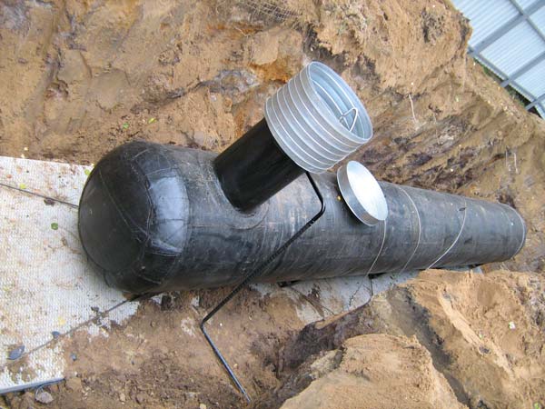 Установка газгольдеров